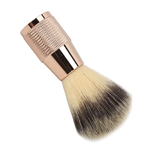 Pennello da Barba, Setola di Maiale Imitazione Leggera da Uomo, Pennello da Barba Professionale in Schiuma Ricca per Salone da Viaggio