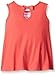 Gerber Graduates Toddler Girls Sleeveless Swing Top with Rosettes, Coral Stripe, 3T