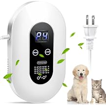 Ozone Odor Eliminator for Strong Odor 99% Cat Litter Deodorizer Dog Poof Odor Removal Air Ionizers Home Plug-in Air Purifier for Bedroom, Toilet, Kitchen, Pets, Shoe, Smoke, Formaldehyde Air Freshener