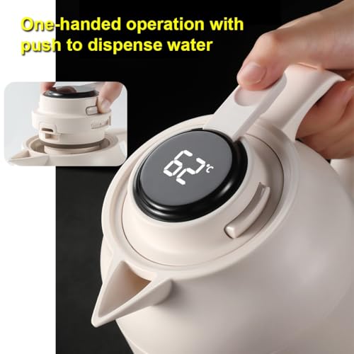 Carafe thermique avec affichage tactile de la température et doublure interne céramique