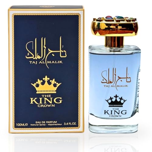 Taj Al Malik EDP Spray 100ML (3.4 OZ) By Ard Al Zaafaran | Experience The Allure Of This Warm Spicy & Floral Fragrance.