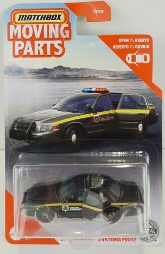 ミニカー Ford CROWN VICTORIA POLICE CAR Amazon.co.jp: Matchbox Moving Parts 2006 Ford Crown Victoria