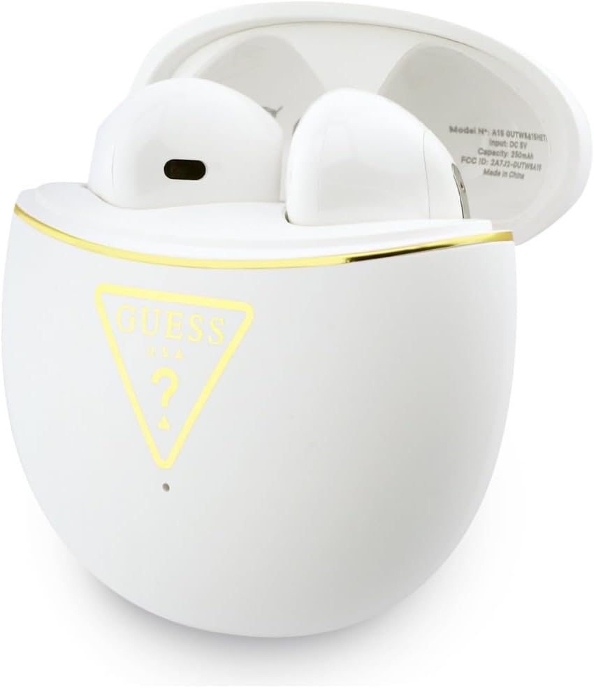 CG Mobile Guess Gold Line Triangle Earphone TWS (White)