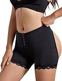 Butt Lifting Shapewear Underwear, Booty Lifting Shapewear Shorts, Faja Shorts Tummy Control Butt Lift, Adjustable Tummy Control Shapewear, Calzones Levanta Gluteos, Booty Shorts Sexy Soft Black S