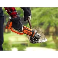 BLACK+DECKER Akku-Winkelschleifer (18V, 125mm Scheiben-ø, Sanftanlauf, für Trenn, Schleif- & Schrupparbeiten, mit Zusatzhandgriff, Schutzhaube & Zubehör; ohne Akku & Ladegerät) BCG720N-XJ – Ansicht 7
