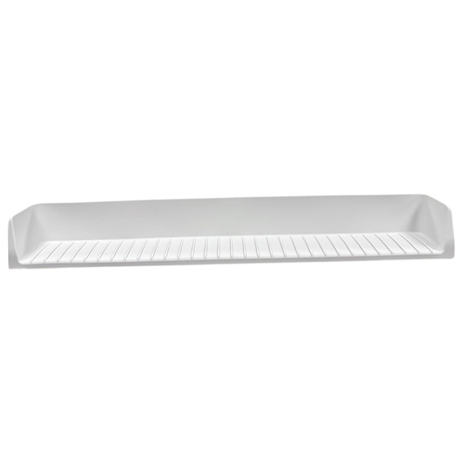 Protection Anti-éclaboussures pour Baignoire, Barrière Multifonctionnelle En Silicone, Organisateur de Jouets de Bain, Accessoire de Douche Adapté Au, Gris