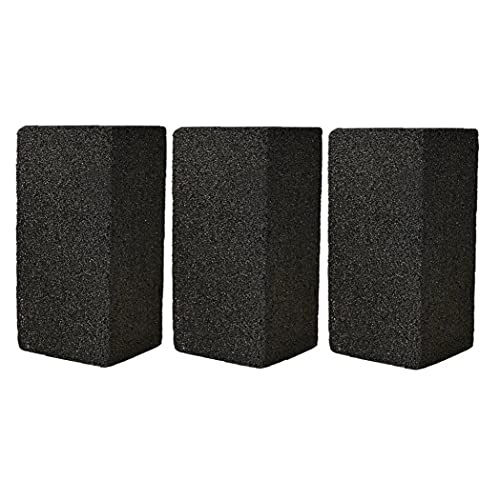 Nicedier Grill Plancha Limpieza de ladrillo Bloque Barbacoa ecológica Eliminación de Manchas de Piedra 3PCS ladrillo Limpieza de la Barbacoa