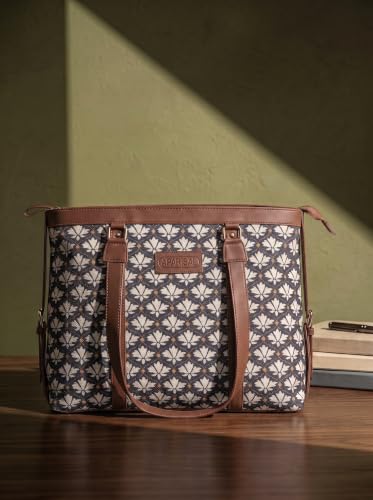 Image of Stylish Tote Bags for Office Use | Laptop Bag 15.6 inch | Purse for Women | Vegan Leather Handbag | Daily & Travel Use |