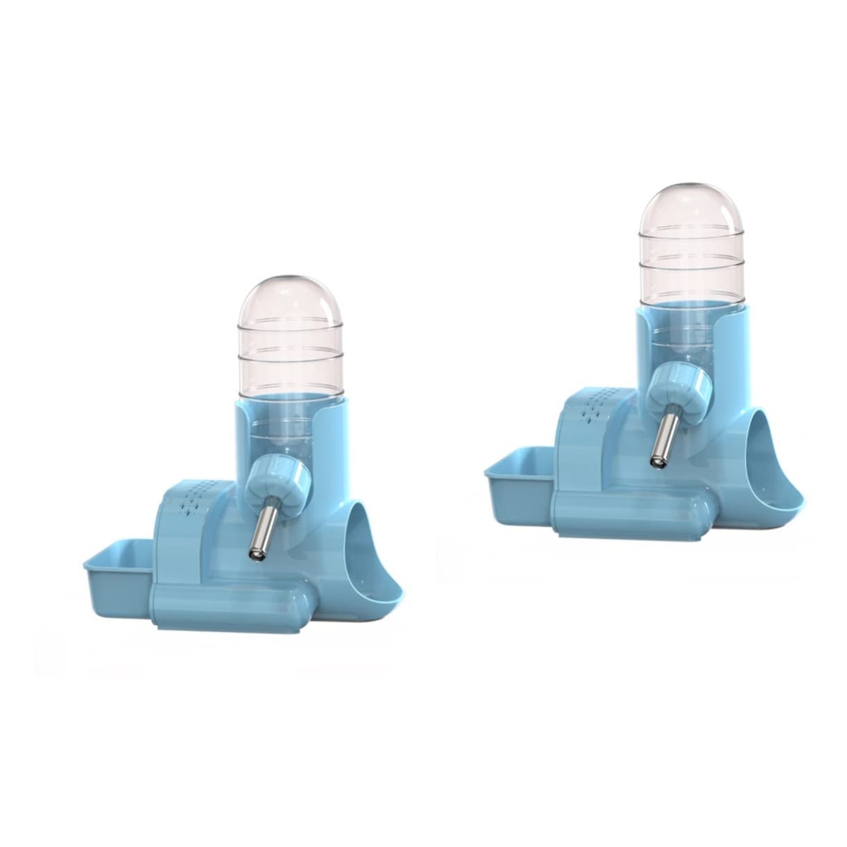 Mipcase 2piezas Botella De para Hámster y Conejo Dispensador Automático Anti-Fugas Soporte para Pequeñas Diseño De De Inoxidable para y Chinchillas