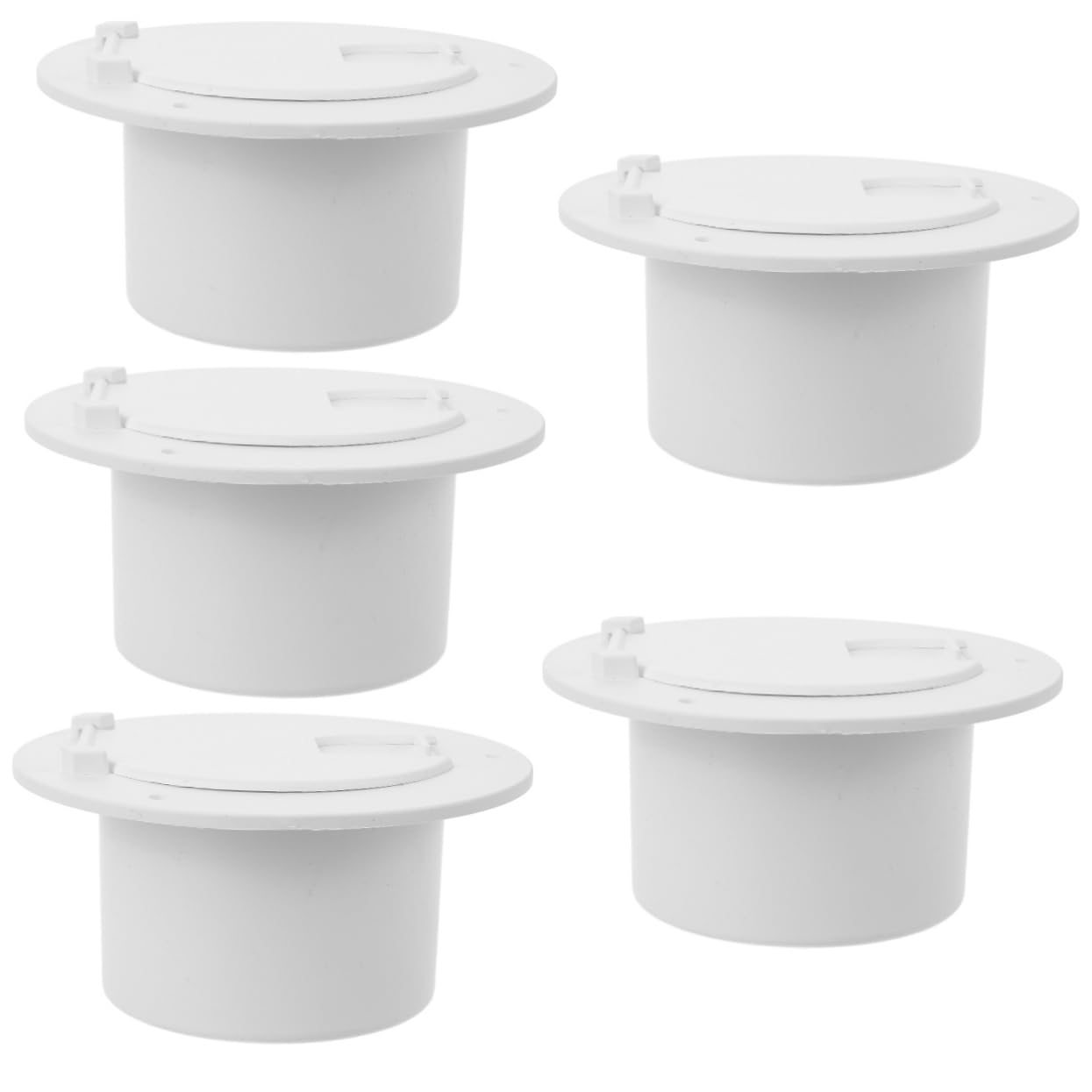 SOLUSTRE 5piezas Cubierta para Cables De Energía De RV Accesorio para Pasacables y Autocaravanas Instalación y Protección