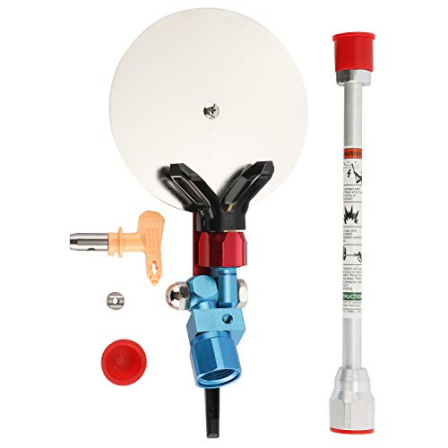 Spray Guide Accessory Tool for Airless Paint Sprayer 7/8 Inch with 10 Inch Extension Pole & 517 Tip