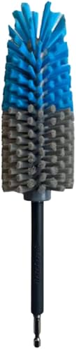 Miniatura 10 de RotoScrub Accesorio de cepillo de taladro de largo alcance, multiusos para neumáticos de automóvil, inodoros, esquinas, bordes, zonas de difícil