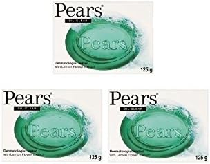 Pears Oil Clear Hypoallergenic - Non Comedogenic Soap 125 gm (pack of 3Bars)