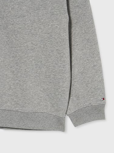 Tommy Hilfiger Damen Sweatshirt Regular ohne Kapuze, Grau (Medium Grey Heather), 48 – Ansicht 2