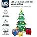 Joiedomi Christmas Inflatables Tree Outdoor Decoration, Giant Christmas Inflatable Tree with 3 Gift Boxes with Build-in LEDs for Blow Up Xmas Decoration, Indoor Outdoor Yard Garden Lawn Décor