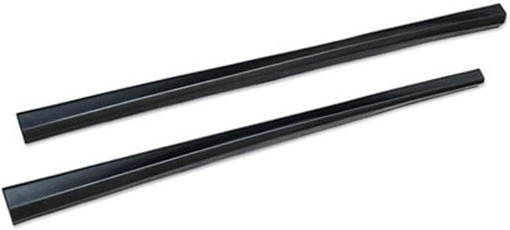 CHIESMA Side Skirt Fit for Audi A3 2013-2020 Progressiv/Prestige/Premium/Komfort/Titanium/Select/S Line/Dynamic Sedan 4-Door ABS Gloss Black Side Bottom Line Extension Lip 2PC Body Kit