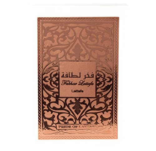 Fakhar Edp - Eau De Parfum 100Ml(3.4 Oz) | Oriental Alchemy | Intense Notes Of Lily, Jasmine, White Flowers, Honeysuckle, Fruity Notes, Vanilla & White Musk | Violet Leaf, Masculine Nutmeg & Bergamot | By Lattafa Perfumes (Fakhar Women) #TOP2