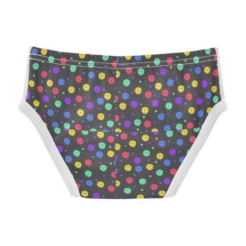 Boys' Exclusive Briefs Toddler Underwear 95% Combed Cotton Boxerbriefs 2T Colorful Dot Pattern 112