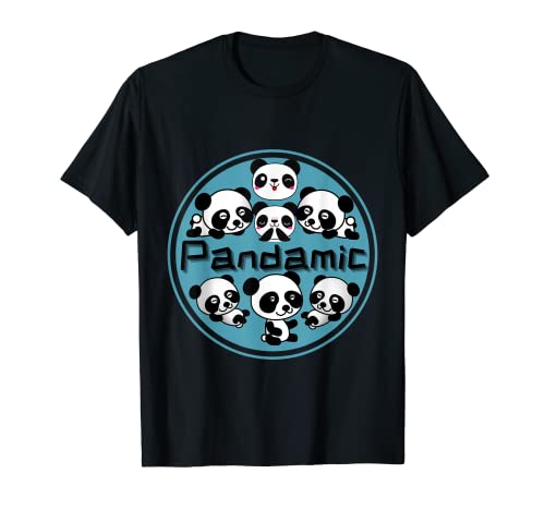 Pandemia Funny Panda Lovers Juego de palabras Camiseta