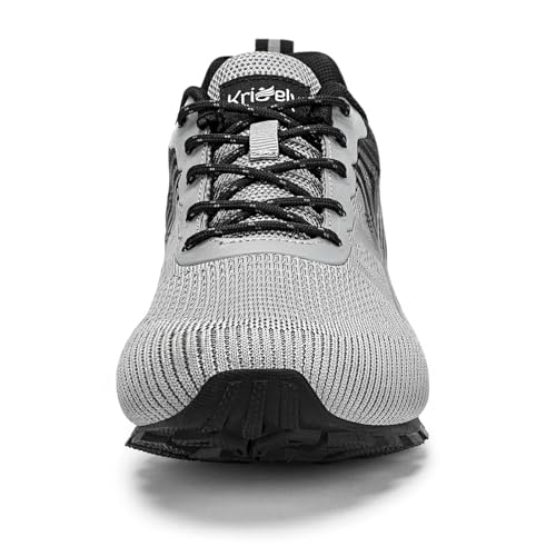 Image of Kricely Men's Trail Running Shoes Fashion Walking Hiking Sneakers for Men Tennis Cross Training Shoe Outdoor Snearker Mens Casual Workout Footwear