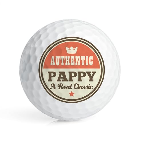 CafePress Pappy Real Classic Novelty Golf Balls (Pk of 6)