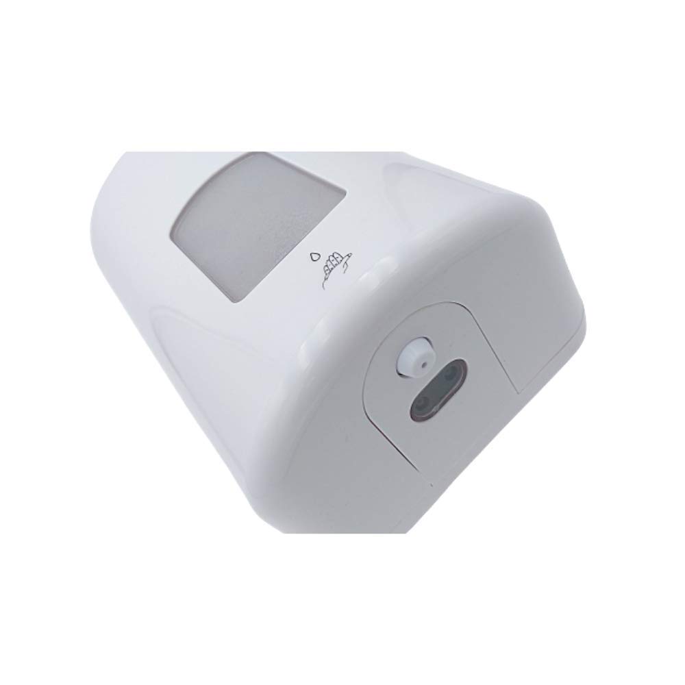 NK - Dispenser di sapone automatico da terra, 1 l, sensore infrarossi, materiale ABS, igienico, cura personale, ideale per ufficio, ospedale, hotel, scuola [Altezza 136 x 85 x 39 mm, base 32 m]