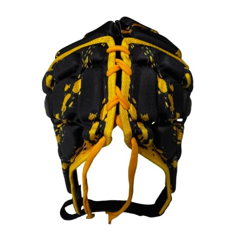 インパクト ラグビーヘッドキャップ スプラッターIMPACT V2 SizeM IMPACT V2 Premium Vented SPLATTER BLACK/PROTEA BLUE