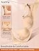 Vertvie Jelly Bras for Women Plus Size Minimizer Soft Wireless Push Up Bra Full Supportive Older Lift Back Coverage Bralette(Skin,40B)
