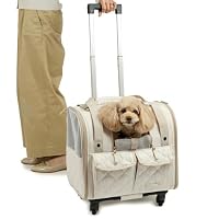 Amazon.co.jp: ペットパラダイス 犬 キャリーバッグ キャスター 付き
