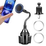 EEEKit 2-in-1 Auto Handyhalterung, Magnetische Getränkehalter & Lüftung Halterung, KFZ Becherhalterung kompatibel mit MagSafe für iPhone 17/16/15/14/13 Pro Max, Galaxy & alle Handys