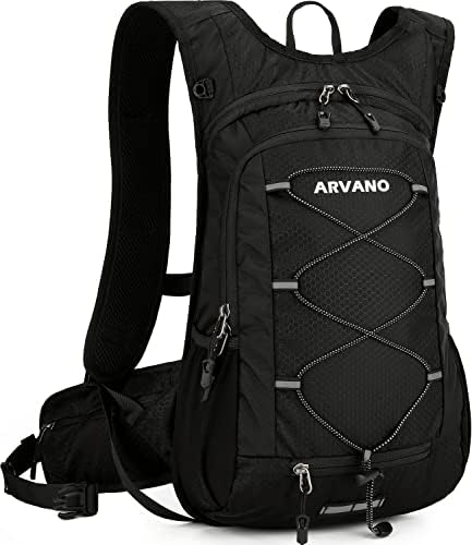 Arvano Bike Backpack, Breathable Waterproof Cycling Mountain Bicycle Rucksack for Men Women Kids, Lightweight Biking Daypack Ski Sport Bags Gift for Running Hiking Trekking