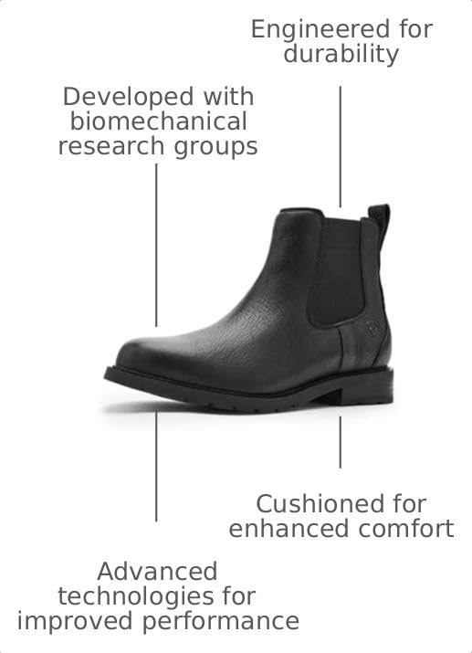 ARIAT Men's Wexford Bison Chelsea Boot by ARIAT - Used condition - Image 3