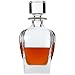Lily's Home Wine, Liquor and Whiskey Decanter with Glass Stopper, Let Your Favorite Vintages Breathe with this Beautifully Stylish and Functional Piece (25 Ounces)
