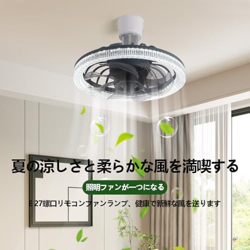 Aerlife シーリングファンライト LED-HEJ1 (シーリングタイプ) の商品画像 1