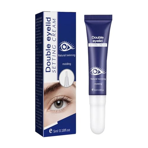 Double Eyelid Defining Cream,Augenlid-Lifting-Creme,Eyelid Shaping Creme,Langanhaltend Unsichtbar Augenlidformung,für Personen mit Hängenden Augenlidern, Kleinen Augen,Waterproof,5 ml (1)