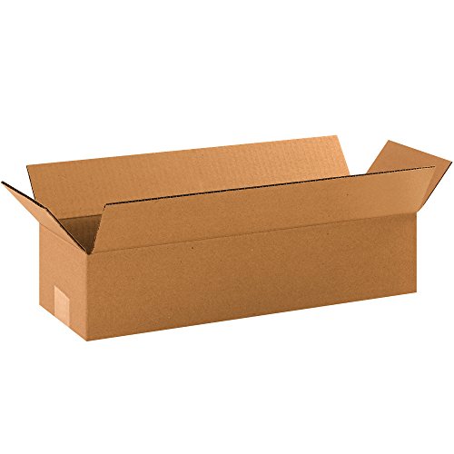 Image of BOX USA Shipping Boxes 19 inchL x 6 inchW x 4 inchH 25-Pack Long Corrugated Boxes for Moving, Shipping, Mailing, Packing, Packaging and Storage