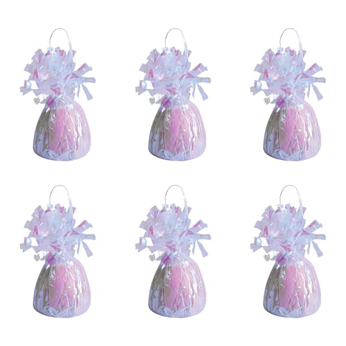 Beistle Wrapped Balloon Weight – Opalescent Balloon Centerpiece and Bouquet Holders, Party Decoration Accessories & Event Décor for Birthdays, Weddings & Graduation Parties, 6 Oz (Pack of 72)