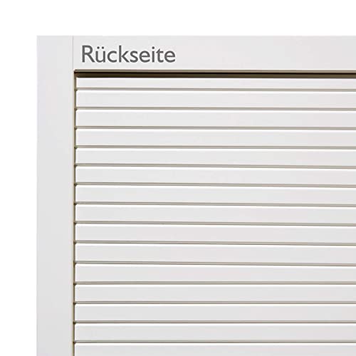 Lamellentüren 2er Pack 462 x 494 x 21 mm aus Kiefernholz