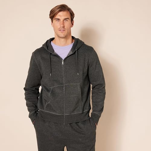 image for Amazon Essentials Men's Full-Zip Fleece Hoodie (Available in Big & Tal