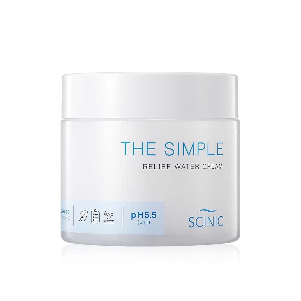 SCINIC The Simple Relief Moisture Cream - Hydrating Gel for Sensitive Skin