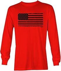 Horizontal Black Flag - Red