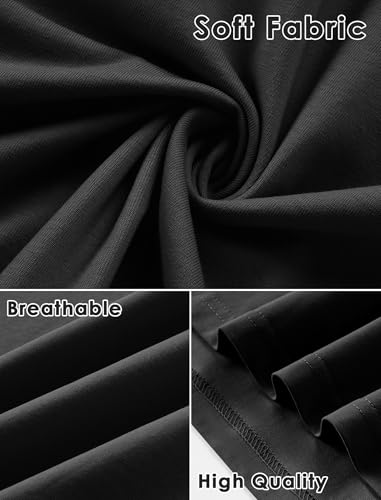 Post Shoulder Surgery Recovery Shirt with Magnetic Buttons for Women Crew Neck Tear Away Shirts for Shoulder Surgery for Men4