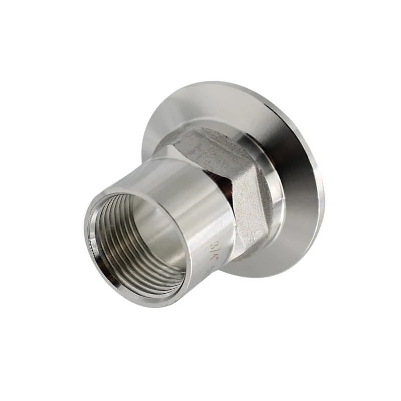 Adaptador hexagonal Tri Clamp de acero inoxidable con rosca 1" BSPT 4