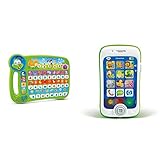 clementoni 13264 sapientino alfabetiere grillo abc gioco educativo 3 anni elettronico parlante, batterie incluse, gioco per imparare le lettere & smartphone touch play giocattolo, multicolore, 14969