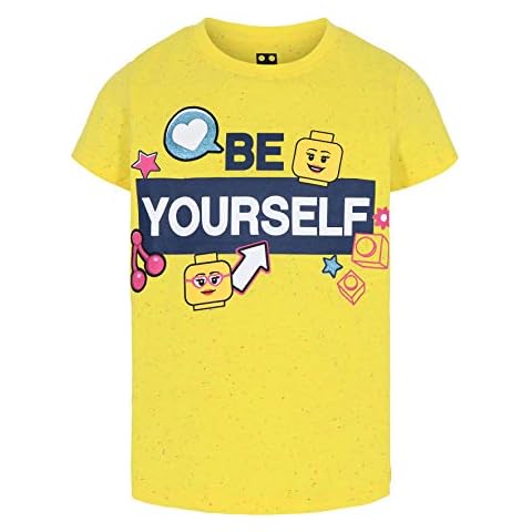 LEGO Girls Classic T-Shirt with Glitter Cover