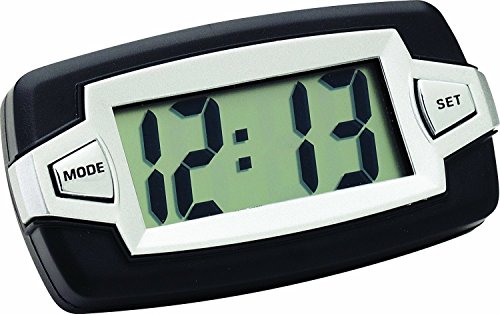 Bell 22-1-37007-8 Jumbo LCD Clock, Black (Pack of 3)