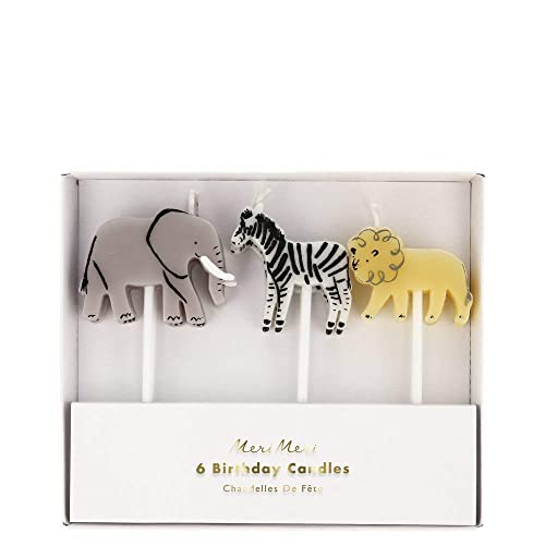 Meri Meri Safari Animal Candles #TOP1