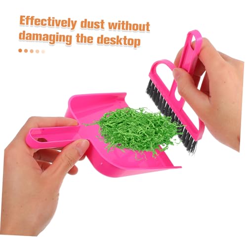 Gatuida Mini Kehrschaufel und Besen Set Kompakt Tragbar für Schreibtisch Bett und Auto Weiche Borsten für Präzise Reinigung Platzsparendes Design Vielseitig Einsetzbar für Haushalt und – Bild 8