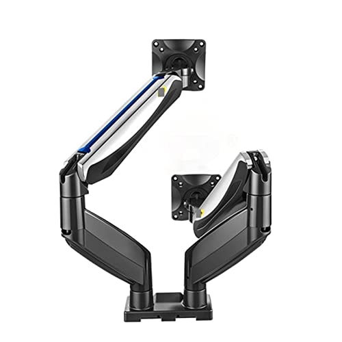 Double moniteur support bras de ressort à gaz F185A en aluminium - 4