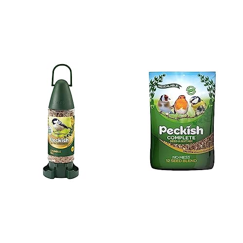 Image of Peckish 60051404 Extra Goodness Crumble Mix Bird Food, 350g, Natural & Complete Seed & Nut Mix for Wild Birds - 1kg Pack